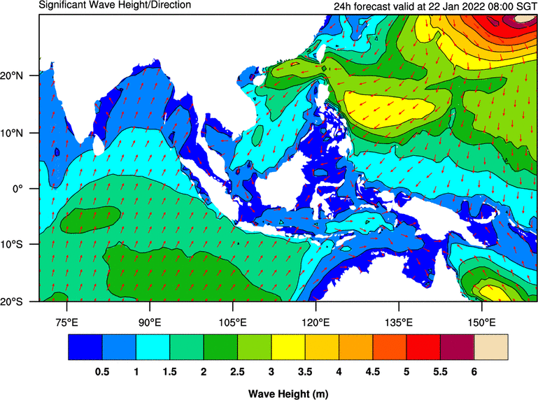 24 hour significant wave forecast 