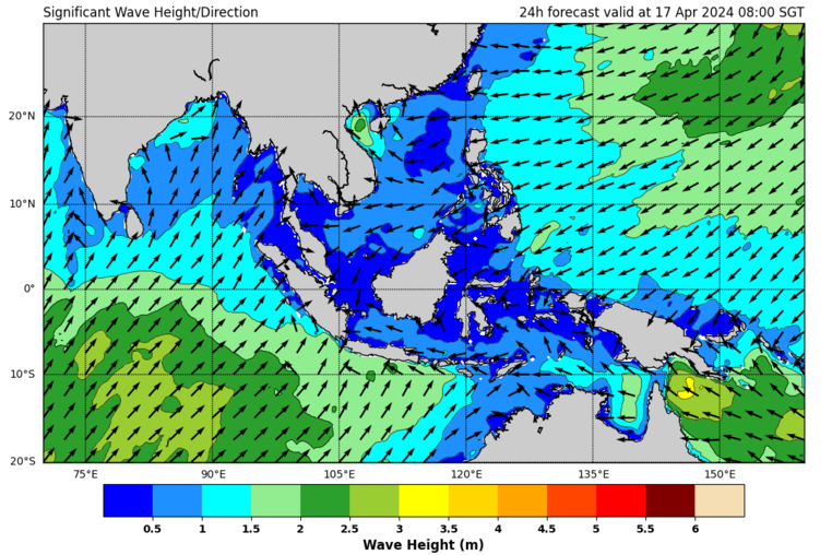 24 hour significant wave forecast 