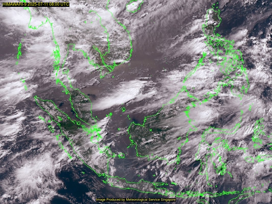 weather satellite image over southeast Asia