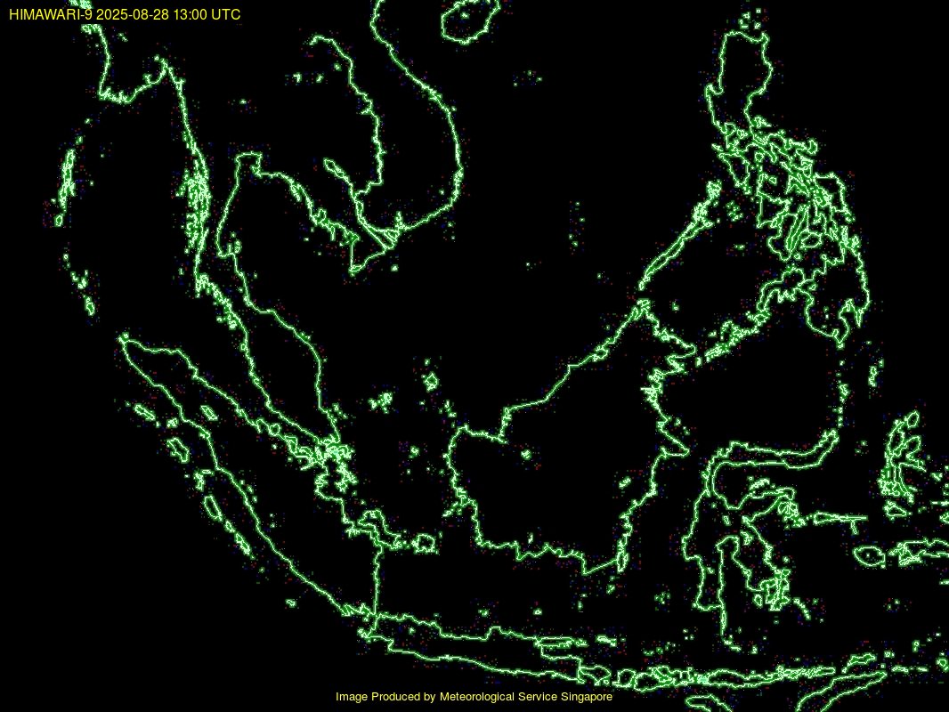 weather satellite image over southeast Asia