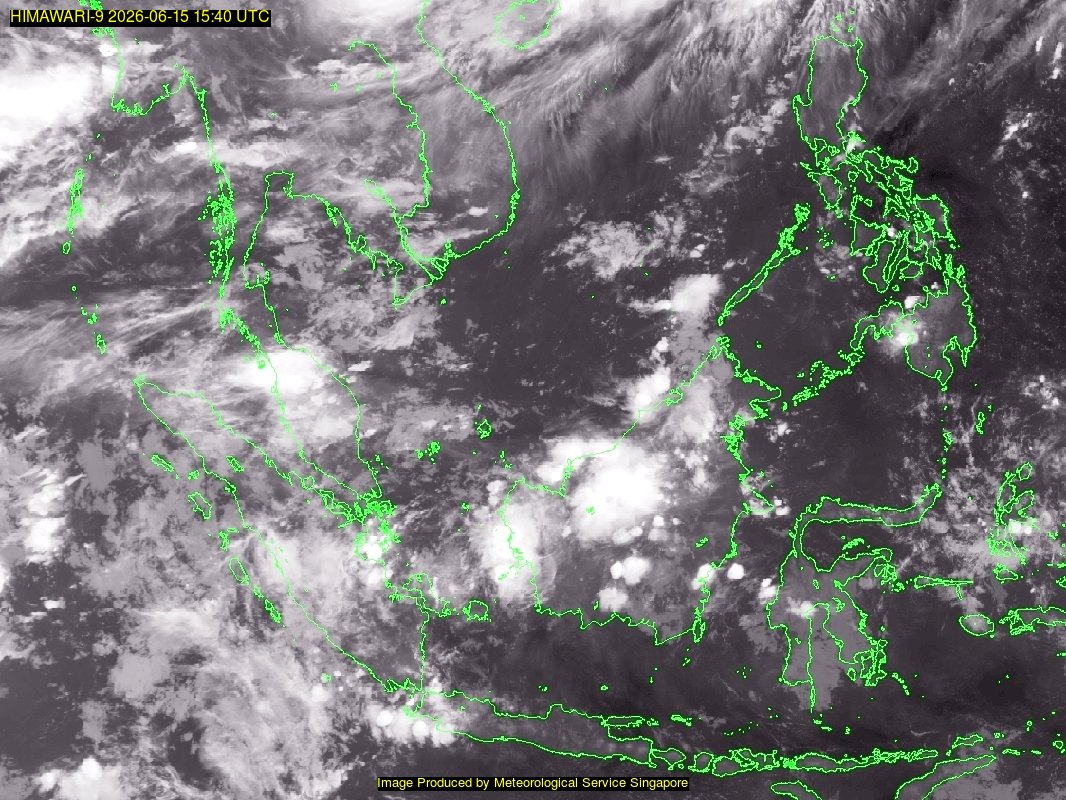weather satellite image over southeast Asia
