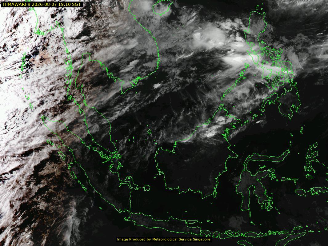 weather satellite image over southeast Asia