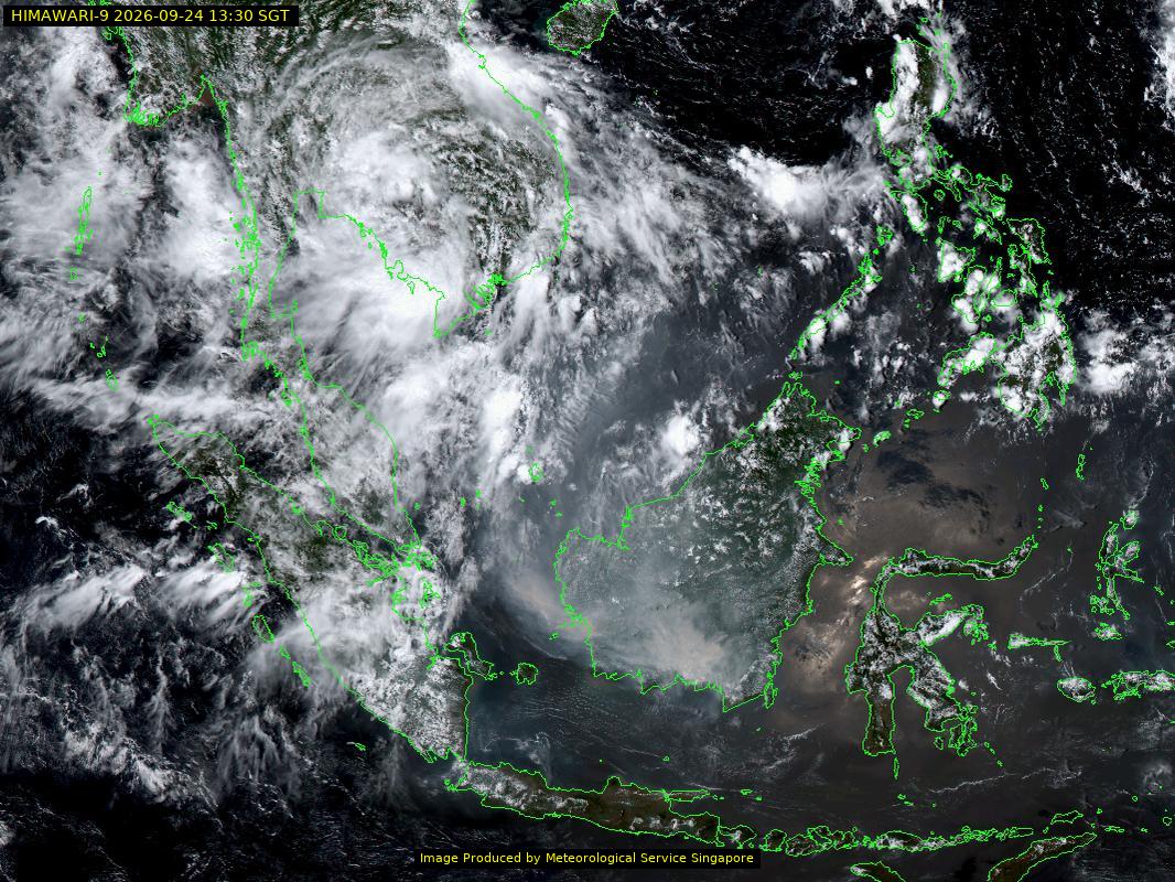 weather satellite image over southeast Asia