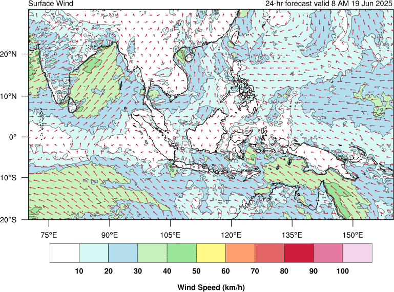 Marine Forecasts | Surface Winds - Weather Information Portal