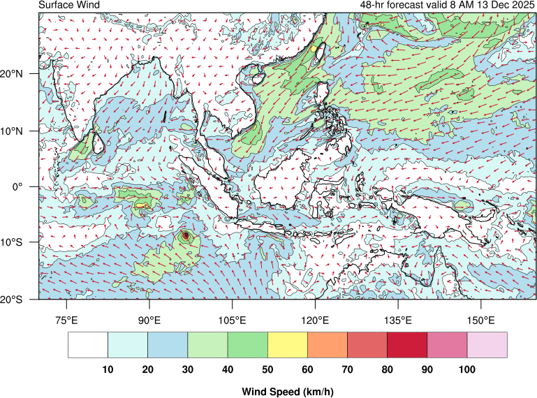 Marine Forecasts | Surface Winds - Weather Information Portal