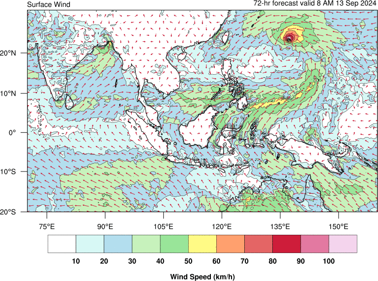 Marine Forecasts | Surface Winds