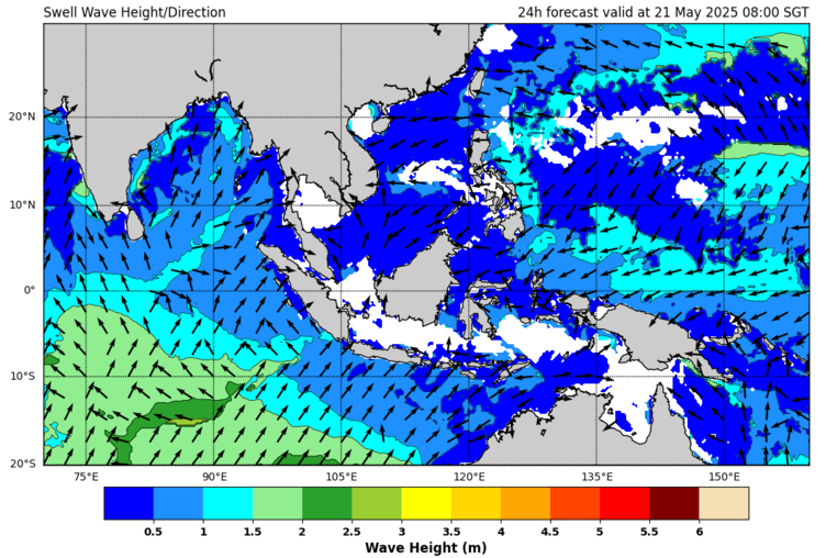 24 hour swell forecast