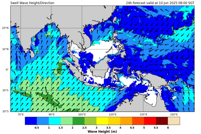 24 hour swell forecast