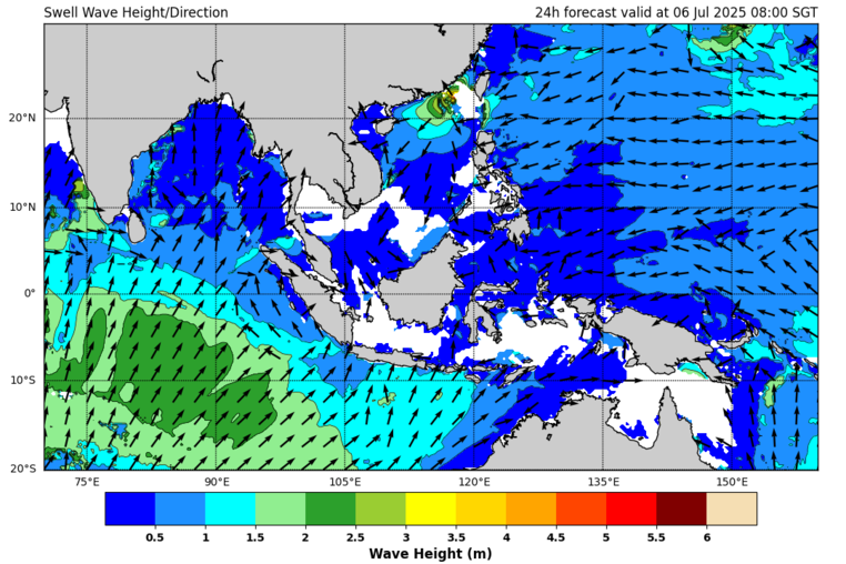 24 hour swell forecast