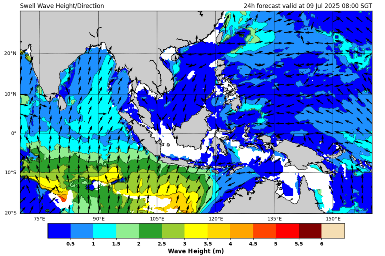 24 hour swell forecast