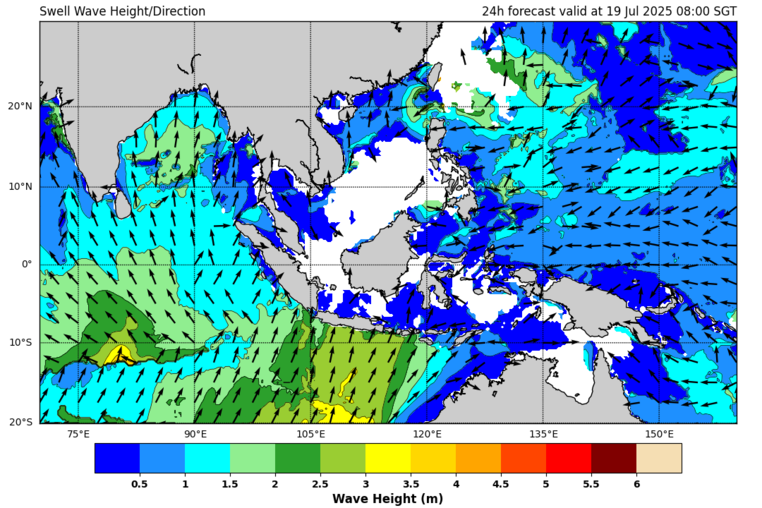 24 hour swell forecast