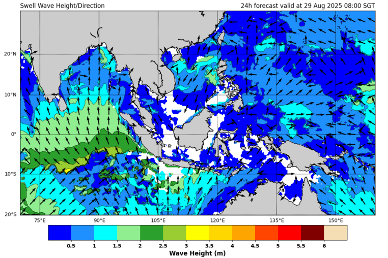 24 hour swell forecast