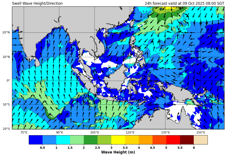 24 hour swell forecast