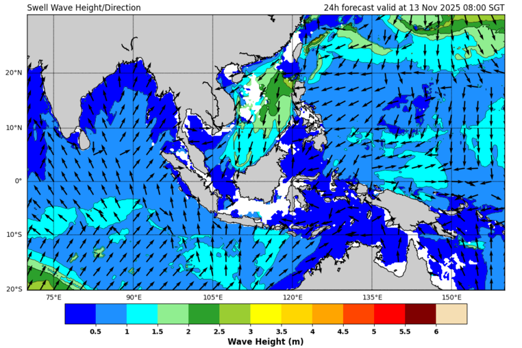 24 hour swell forecast