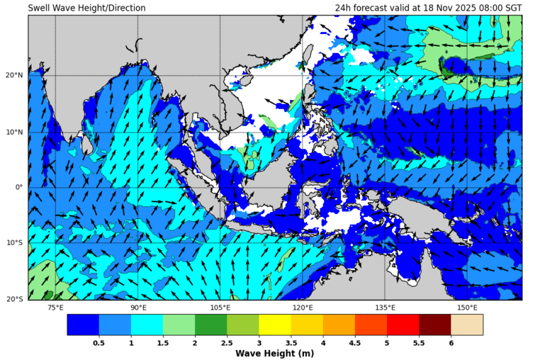 24 hour swell forecast
