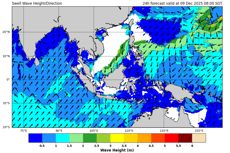 24 hour swell forecast