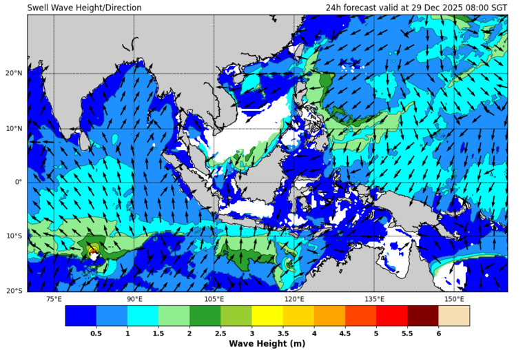 24 hour swell forecast