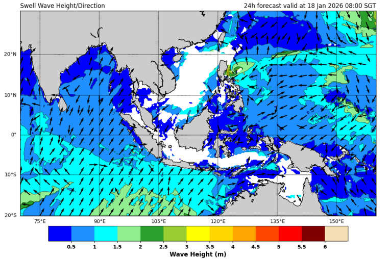 24 hour swell forecast