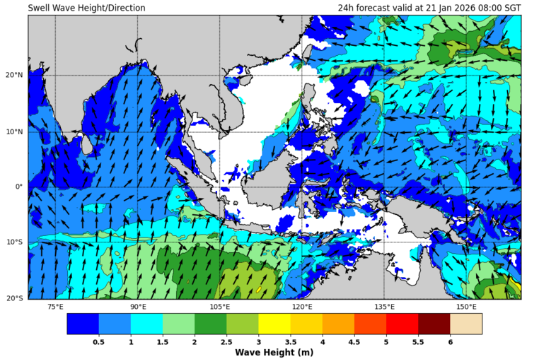 24 hour swell forecast