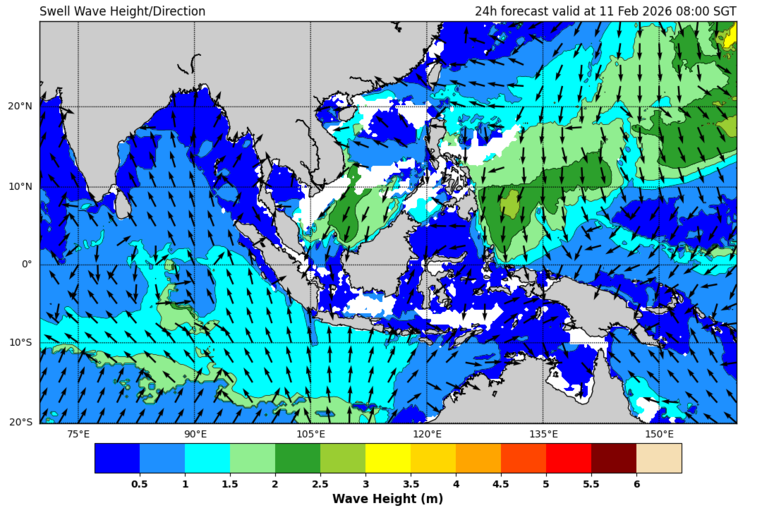 24 hour swell forecast