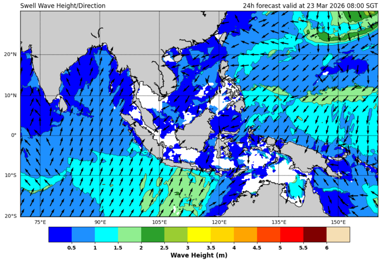 24 hour swell forecast