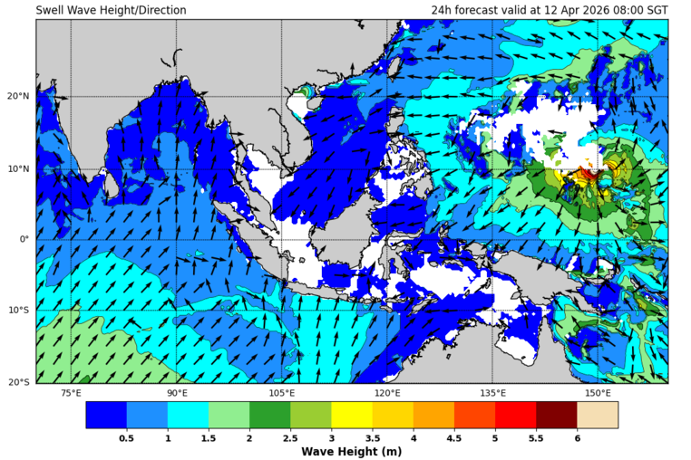 24 hour swell forecast