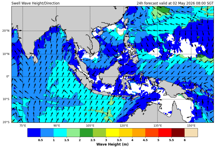 24 hour swell forecast