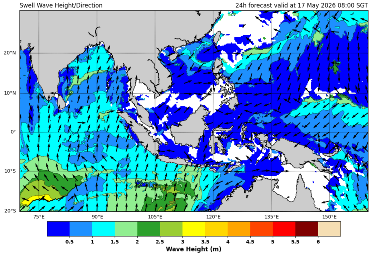 24 hour swell forecast