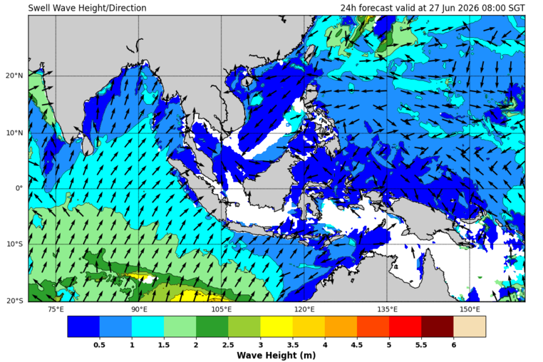 24 hour swell forecast