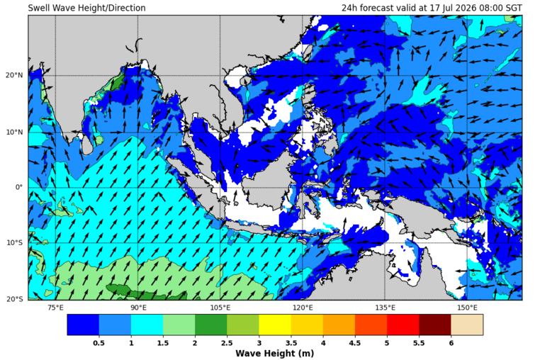 24 hour swell forecast