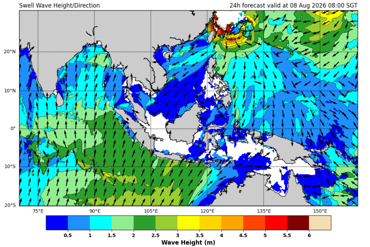 24 hour swell forecast