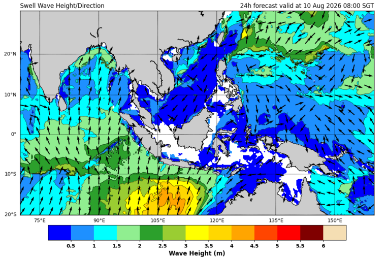 24 hour swell forecast