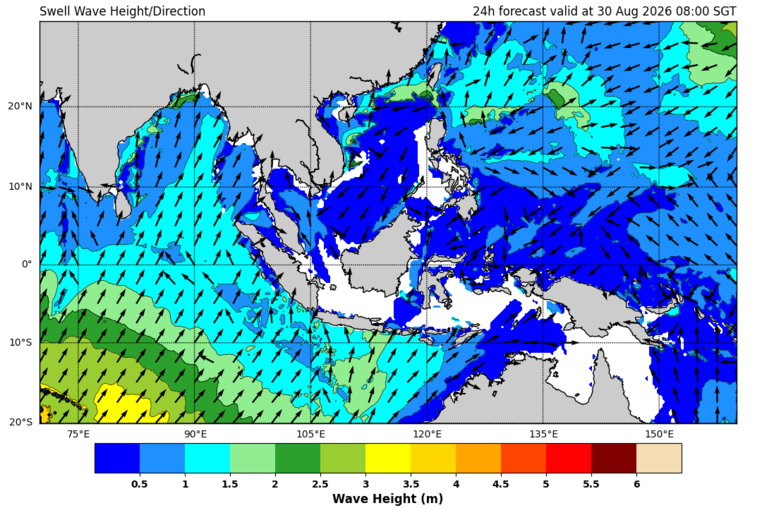 24 hour swell forecast