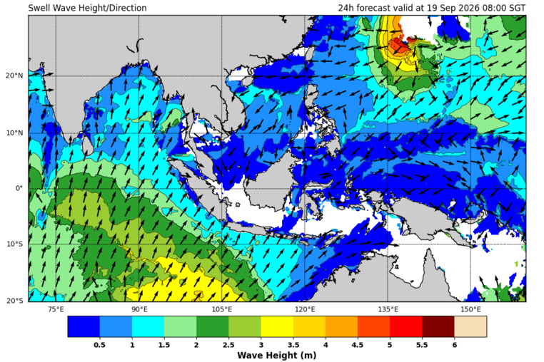 24 hour swell forecast