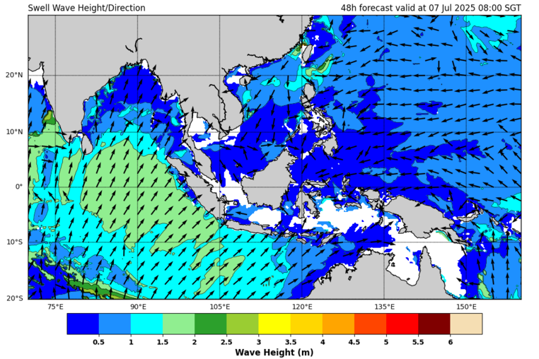 48 hour swell forecast
