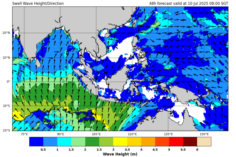 48 hour swell forecast