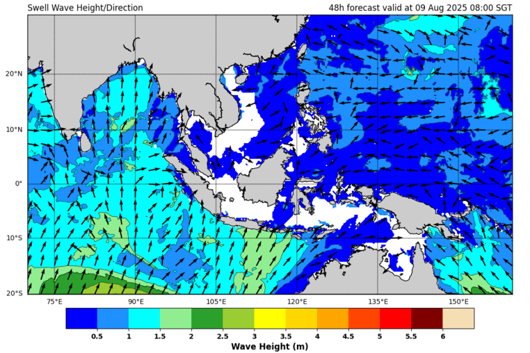 48 hour swell forecast