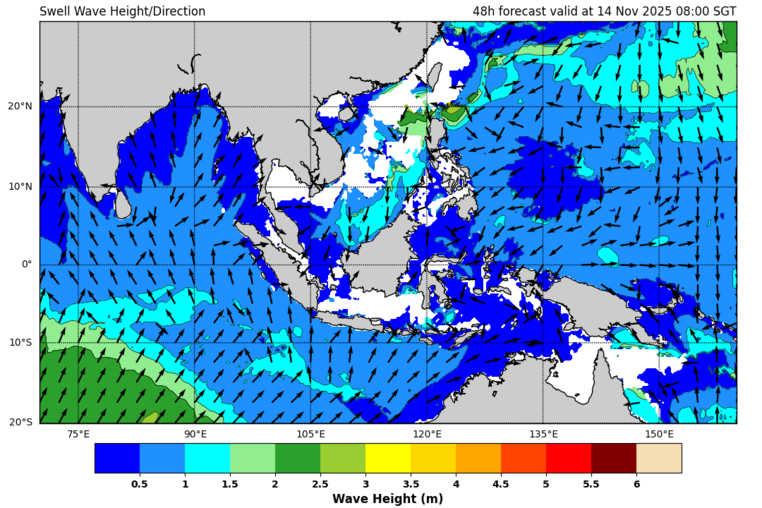48 hour swell forecast