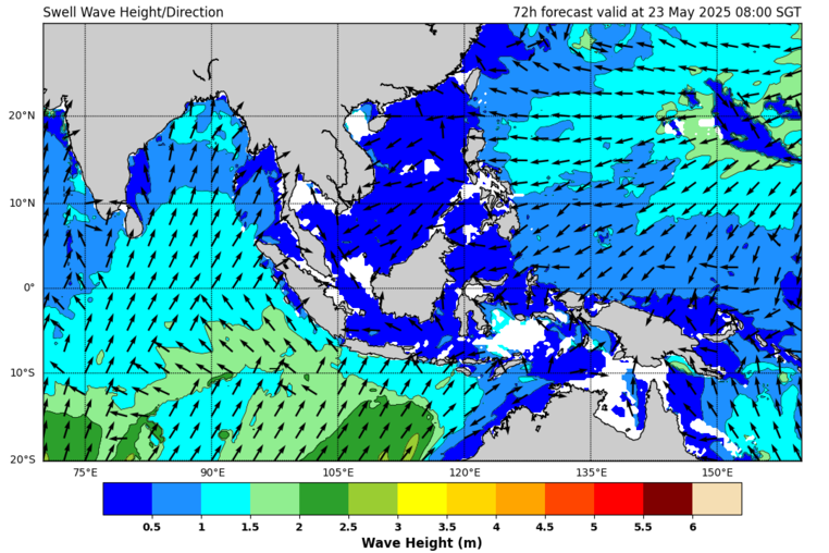 72 hour swell forecast