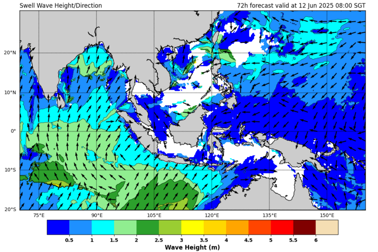 72 hour swell forecast