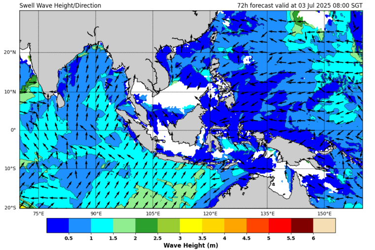 72 hour swell forecast