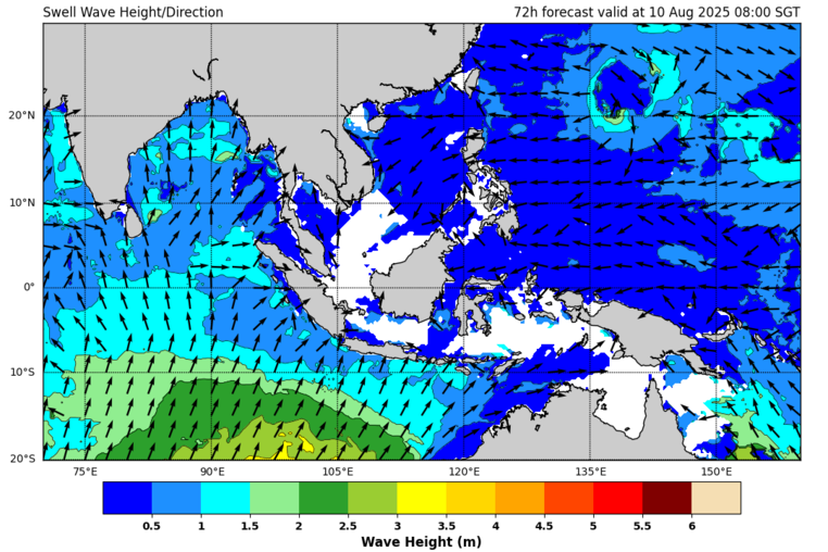 72 hour swell forecast