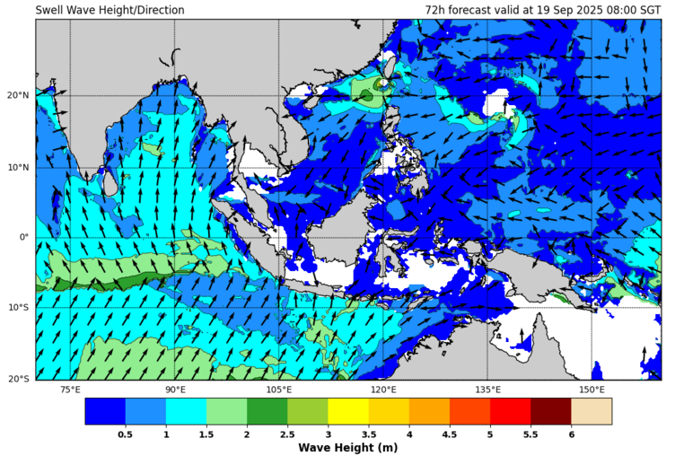 72 hour swell forecast