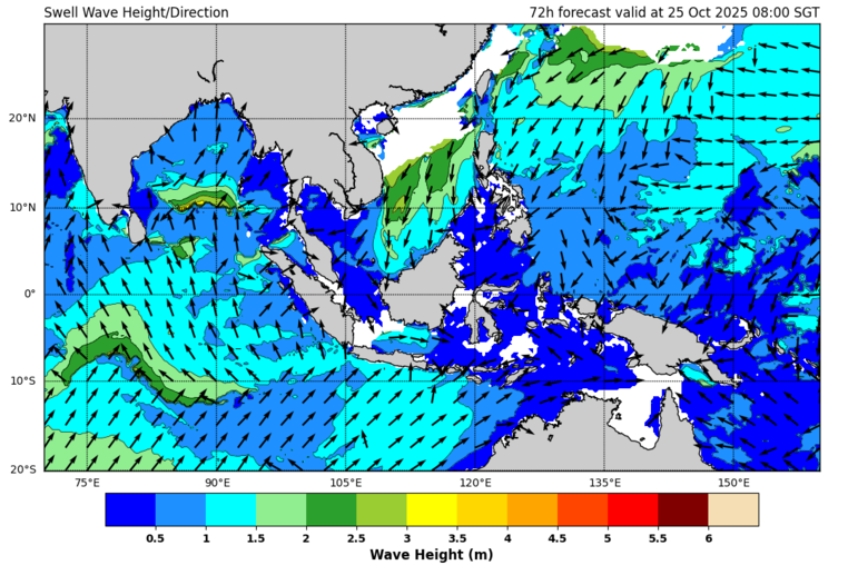 72 hour swell forecast