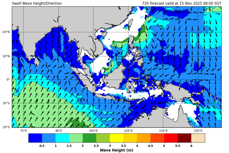 72 hour swell forecast