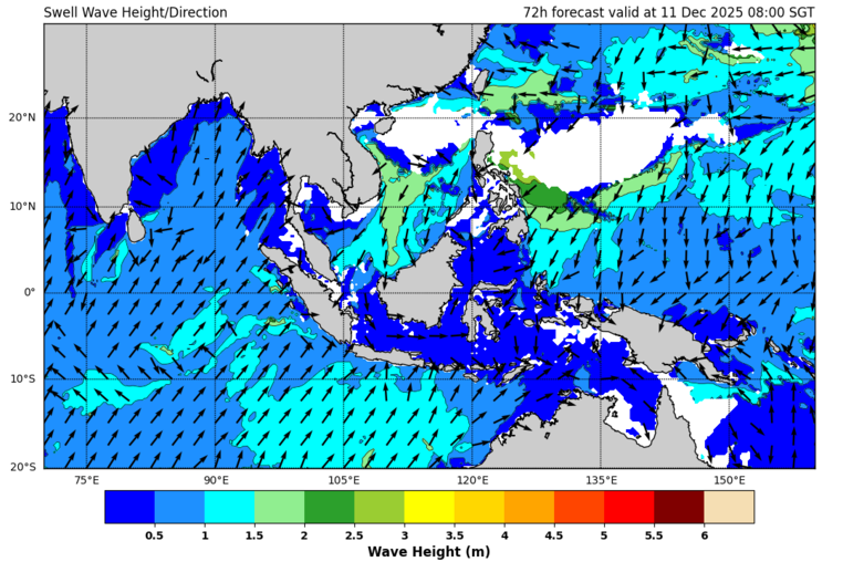 72 hour swell forecast