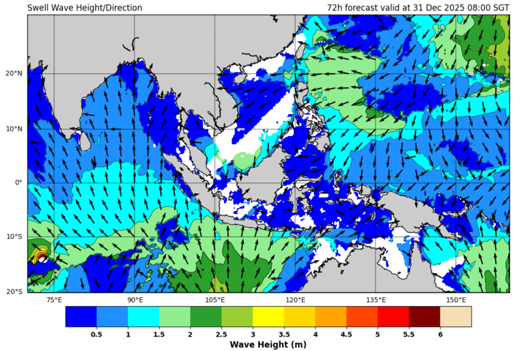 72 hour swell forecast