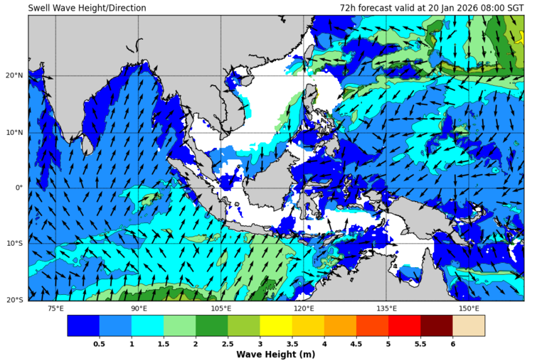 72 hour swell forecast