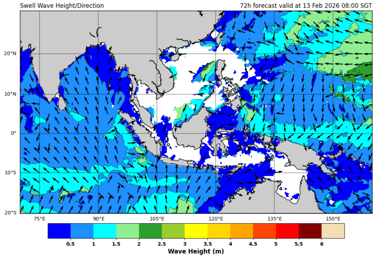 72 hour swell forecast
