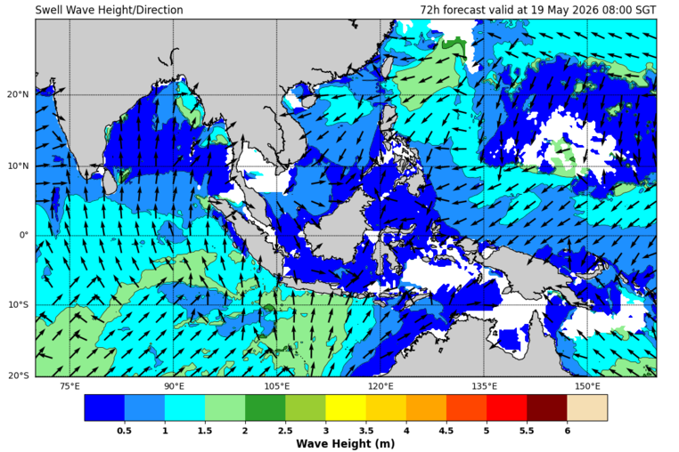 72 hour swell forecast